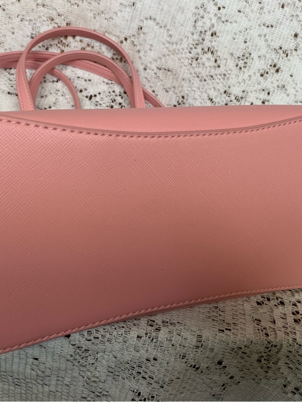 Kate Spade Flash Glitter Pink Satchel Crossbody Bag - Picture 7 of 16